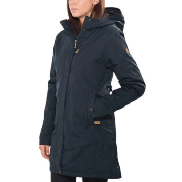 Fjallraven Jackets & Blazers - Fjallraven Kiruna Padded Hooded Size XL Navy Parka